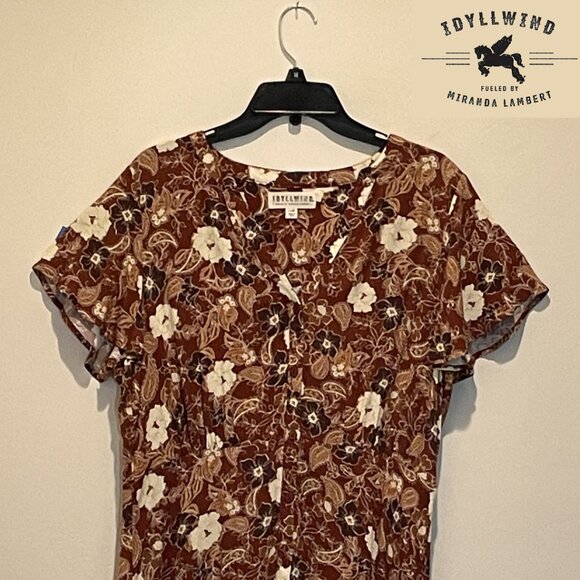 IDYLLWIND  Women's Blossom Dress Fueled by Miranda Lambert  L/G - Picture 8 of 8